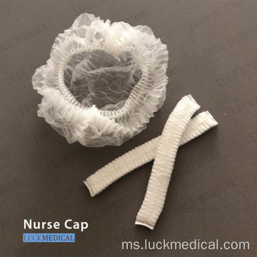 Jururawat Seragam Cap Elastic Non-Woven Cap